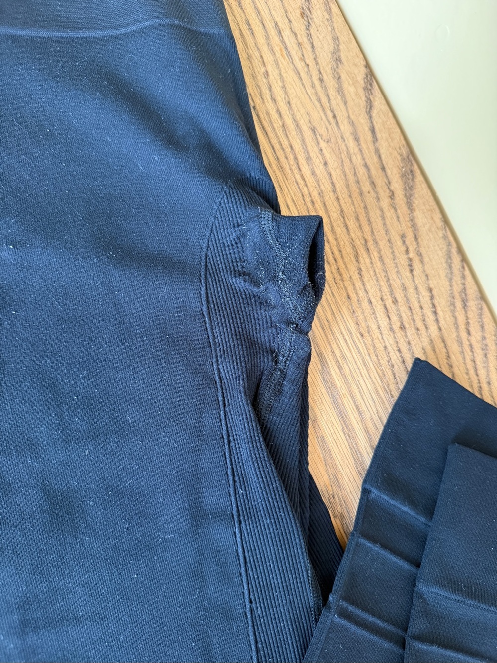 BLANQI Black Maternity Support Leggings with Compression support Waistband - Picture 2 of 4